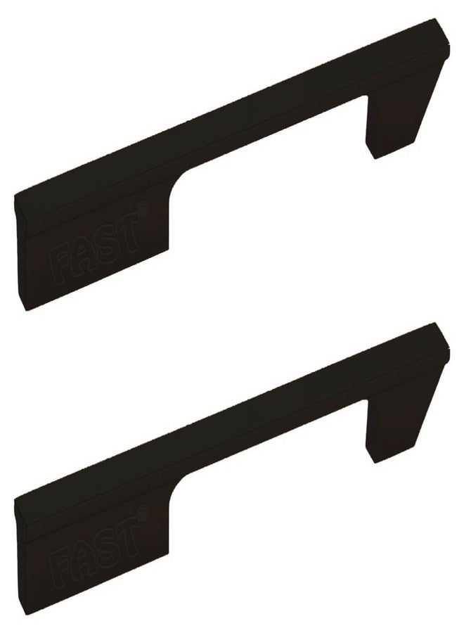 FAST CP501A Long Black Cabinet Pull Handles and Wardrobe Door Handle 2pcs (6 Inches) - Image 1